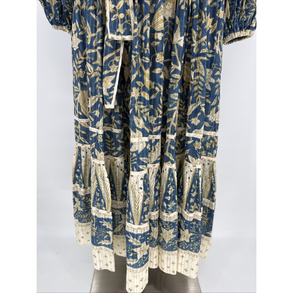 Ulla Johnson Womens 2022 Pre-Fall Floral Cotton Blend Maxi Dress Size 2 Boho - Picture 5 of 12